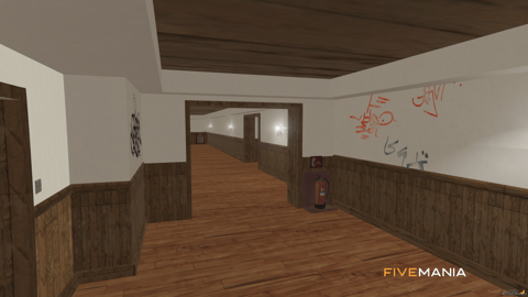 FIVEM Bloods Hood | Custom Gang Territory MLO | Interior & Exterior | Custom Graffiti | Underground Garage | Add-On | Optimized | Fivem Ready | High Quality — image 18