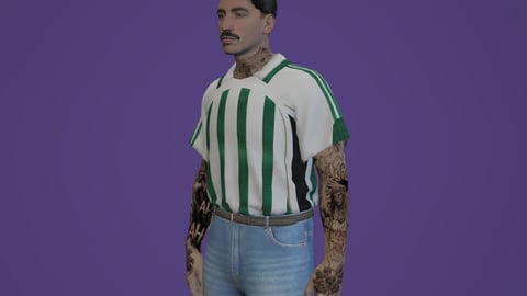 Hector | Male Ped | Multiple Outfits | Optimized & Fivem Ready [Add-On] — image 4