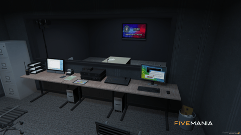 FIVEM Mission Row Police Department V2 | Enhanced Police Station MLO | Interior & Exterior | Modern Design | Detailed Offices | Garage | Add-On | Optimized | Fivem Ready | High Quality — image 45