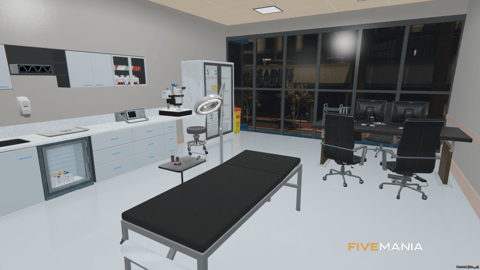 FIVEM Downtown Medical Center | Comprehensive Hospital MLO | Interior & Exterior | Reception & Patient Rooms | Operating Theaters & Canteen | Add-On | Optimized | Fivem Ready | High Quality — image 16