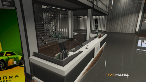 FIVEM Elite Autos Dealership | Luxury Car Showroom MLO | Interior & Exterior | Showroom, Office & Garage | Add-On | Optimized | Fivem Ready | High Quality — image 9