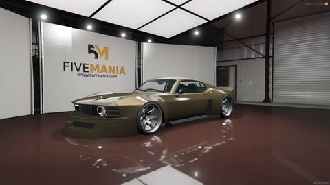 FIVEM Domgtt3 | Custom Muscle Car [Unbadged] Add-On | Custom Bodykit | Widebody | Working Lights | Add-On | Optimized | Fivem Ready | High Quality, image 3