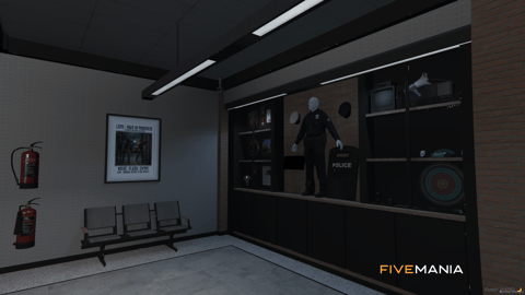 FIVEM Mission Row Police Department V2 | Enhanced Police Station MLO | Interior & Exterior | Modern Design | Detailed Offices | Garage | Add-On | Optimized | Fivem Ready | High Quality — image 11