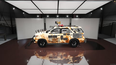 FIVEM Sw4pm | Post-Apocalyptic SUV [Unbadged] Add-On | Custom Armor | Working Lights | Unique Design | Add-On | Optimized | Fivem Ready | High Quality, image 8