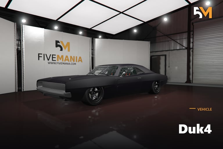 FIVEM Duk4, Custom Muscle Car [Unbadged] Add-On