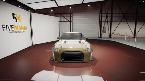 FIVEM Nissan GT-R | Realistic Sports Car [Badged] Add-On | Widebody Kit | Fivem Ready | High Quality — image 4