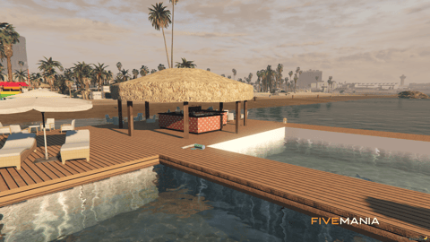 FIVEM Vespucci Beach Club | Luxury Beachfront MLO | Pools & Bars | DJ Booth | Seating Areas | Exterior Map | Add-On | Optimized | Fivem Ready | High Quality — image 20