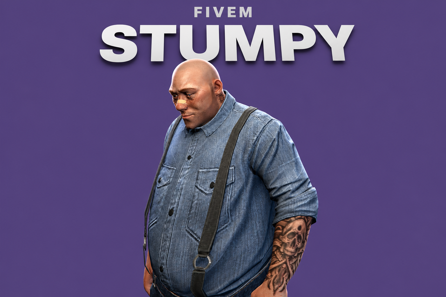 Stumpy | Male Ped | Multiple Outfits | Optimized & Fivem Ready [Add-On]