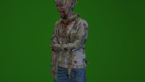 Victor | FiveM Male Ped | Infected Zombie Character | Multiple Outfits | Optimized & Fivem Ready [Add-On] cover