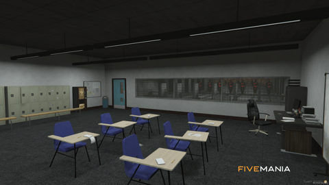 FIVEM Gun Range | Ammu-Nation Gun Range MLO | Interior & Exterior | Shooting Range | Office & Classroom | Add-On | Optimized | Fivem Ready | High Quality — image 15