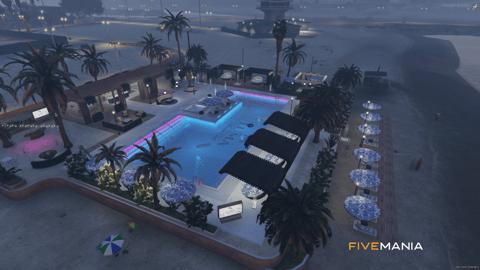 FIVEM Luma Beach Club | Exclusive Coastal Retreat MLO | Pool & Bar | Lounge Areas | Custom Props | Add-On | Optimized | Fivem Ready | High Quality — image 11