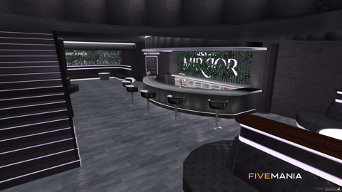 FIVEM Mirror Restaurant | Luxury Multi-Level Restaurant MLO | Interior & Exterior | Outdoor Bar | Rooftop Lounge | Custom Props | Add-On | Optimized | Fivem Ready | High Quality — image 14