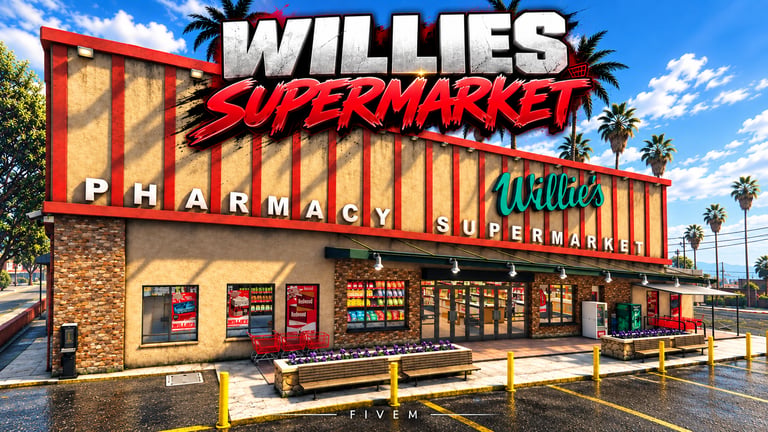 FIVEM Willies Supermarket, Lore-Friendly Grocery MLO