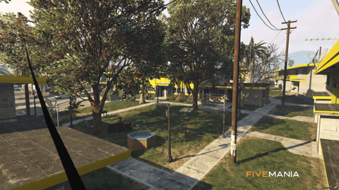 FIVEM Vagos Hood | Custom Gang Territory MLO | Boxing Ring | Custom Murals | Outdoor Area | Add-On | Optimized | Fivem Ready | High Quality — image 4