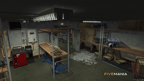 FIVEM Custom Truck Repairs | Heavy Duty Mechanic MLO | Interior & Exterior | Office & Workshop | Service Pits | Add-On | Optimized | Fivem Ready | High Quality — image 11