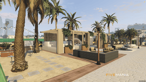 FIVEM Luma Beach Club | Exclusive Coastal Retreat MLO | Pool & Bar | Lounge Areas | Custom Props | Add-On | Optimized | Fivem Ready | High Quality — image 3
