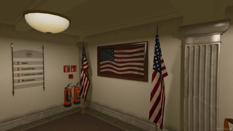 FIVEM Sandy City Hall | Grand Public Building MLO | Interior & Exterior | Public Services | Offices & Mailboxes | Add-On | Optimized | Fivem Ready | High Quality — image 13