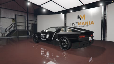 FIVEM Del1 | Custom Sports Car [Unbadged] Add-On | Custom Liveries | Tuning Parts | Optimized | Fivem Ready | High Quality, image 8