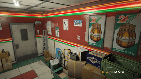 FIVEM 247 Supermarkets | Convenience Store MLO | Interior & Exterior | Custom Props | Add-On | Optimized | Fivem Ready | High Quality — image 12