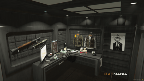 FIVEM Hackerman Hideout | Secret Tech Base MLO | Interior & Exterior | Control Room | Modern Design | Add-On | Optimized | Fivem Ready | High Quality — image 9