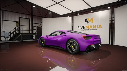 FIVEM 488mis | Realistic Sports Car [Unbadged] Add-On | Interior & Exterior | Working Lights | Add-On | Optimized | Fivem Ready | High Quality — image 8