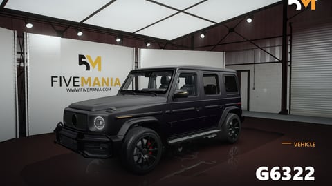 FIVEM G6322 | Realistic SUV [Unbadged] Add-On | Interior & Exterior | Working Lights | High Quality Wheels | Add-On | Optimized | Fivem Ready | High Quality cover