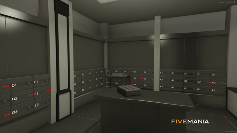 FIVEM Maze Bank | Modern Bank MLO | Interior & Exterior | Vault & Offices | Add-On | Optimized | Fivem Ready | High Quality — image 11