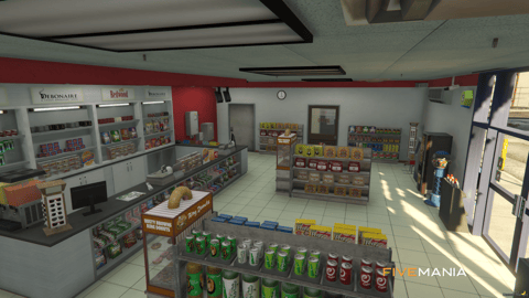 FIVEM Los Santos Customs Mechanic Airport Section | Expanded Mechanic Shop MLO | Interior & Exterior | Lounge Area | Underground Parking | Add-On | Optimized | Fivem Ready | High Quality — image 28