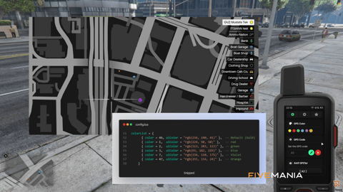 FIVEM GPS Script | Interactive GPS System | Custom Waypoints | Job Channels | Configurable UI | Add-On | Optimized | Fivem Ready | High Quality, image 11