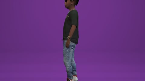 Miles | Male Teen Ped | Multiple Outfits | Optimized & Fivem Ready [Add-On] — image 9