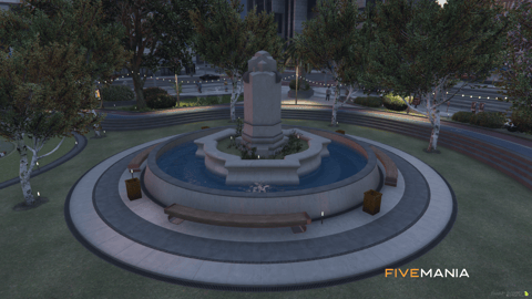 FIVEM Legion V4 | Multi-Purpose City Square MLO | Wedding Venue | Outdoor Amphitheater | Landscaping | Add-On | Optimized | Fivem Ready | High Quality — image 9