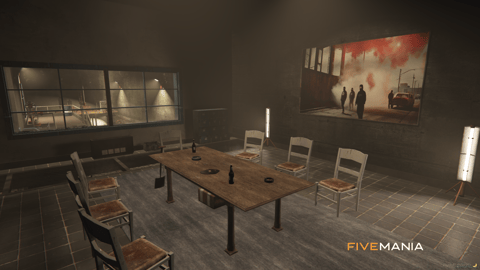 FIVEM Bridge Hideout | Secret Under-Bridge MLO Hideout | Interior & Exterior | Meeting Room | Office Space | Add-On | Optimized | Fivem Ready | High Quality — image 18