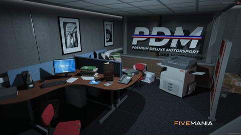 FIVEM Pdm Dealership | Premium Deluxe Motorsport Dealership MLO | Interior & Exterior | Car Showroom | Office Space | Add-On | Optimized | Fivem Ready | High Quality — image 13