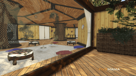 FIVEM Tree House | Unique Residential MLO | Interior & Exterior | Custom Props | Scenic Views | Add-On | Optimized | Fivem Ready | High Quality — image 8