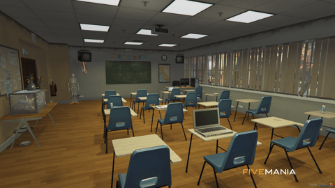 FIVEM Sandy University | Immersive University MLO | Interior & Exterior | Classrooms | Lockers | Lobby | Add-On | Optimized | Fivem Ready | High Quality — image 27