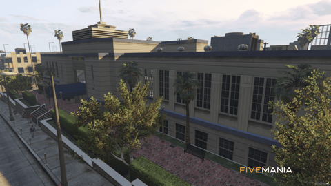 FIVEM Vespucci City Hall | Civic Center MLO | Interior & Exterior | Multiple Offices | Parking Garage | Add-On | Optimized | Fivem Ready | High Quality — image 3