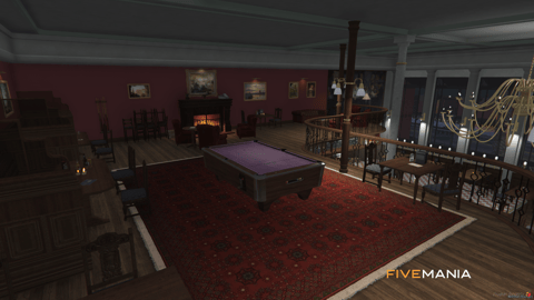 FIVEM Three Hawker Boys Bar | Elegant Bar Interior | Interior & Exterior | Working Bar | Seating Areas | Kitchen | Add-On | Optimized | Fivem Ready | High Quality — image 12
