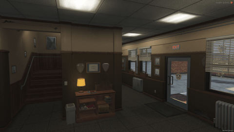 FIVEM Sandy Sherif Department | Lore-Friendly Police Station MLO | Interior & Exterior | Jail Cells | Offices | Reception Area | Add-On | Optimized | Fivem Ready | High Quality — image 10