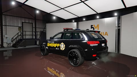 FIVEM Jeep Grand Cherokee | Realistic Sheriff SUV [Badged] Add-On | Working Lights | Custom Liveries | Add-On | Optimized | Fivem Ready | High Quality — image 8
