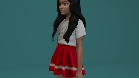Mia | Female Teen Ped | Optimized & Fivem Ready [Add-On] — image 4