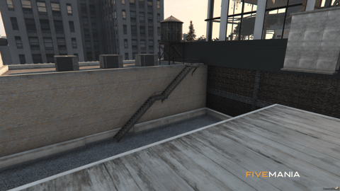 FIVEM Custom Cafe | Modern Cafe & Rooftop Lounge MLO | Interior & Exterior | Bar Area | Outdoor Seating | Add-On | Optimized | Fivem Ready | High Quality — image 20
