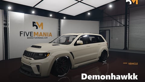 FIVEM Demonhawkk | Custom SUV [Unbadged] Add-On | Widebody Kit | Custom Wheels | Lowered Suspension | Optimized | Fivem Ready | High Quality cover