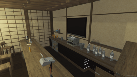 FIVEM Japanese Restaurant | Authentic Dining MLO | Interior & Exterior | Full Kitchen | Bar Area | Office | Add-On | Optimized | Fivem Ready | High Quality — image 22