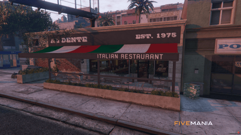FIVEM Aldente Restaurant | Cozy Italian Dining MLO | Interior & Exterior | Add-On | Optimized | Fivem Ready | High Quality — image 2