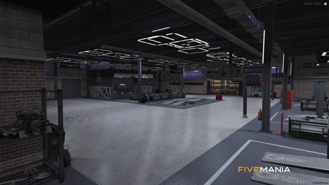 FIVEM Los Santos Customs | Expanded Mechanic Shop MLO | Interior & Exterior | Waiting Area | Storage Room | Add-On | Optimized | Fivem Ready | High Quality — image 7