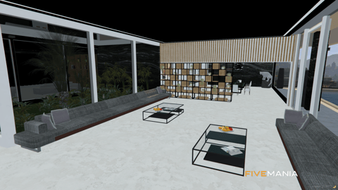 FIVEM Vinewood Villa | Luxury Modern Estate | Pool & Basketball Court | Gym & Walk-In Closet | Interior & Exterior | Mansion MLO | Add-On | Optimized | Fivem Ready | High Quality — image 6