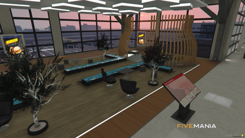 FIVEM Isia Airport | Custom International Airport MLO | Interior & Exterior | Shops & Lounges | Add-On | Optimized | Fivem Ready | High Quality — image 21