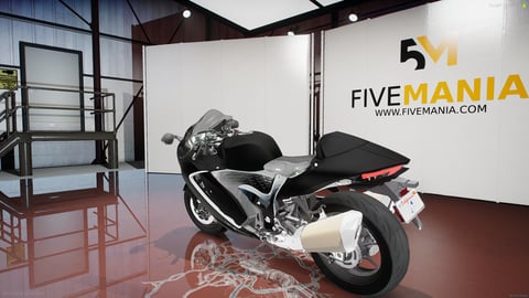 FIVEM Hayabusa | Realistic Motorcycle [Badged] Add-On | Optimized | Fivem Ready | High Quality — image 8