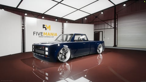FIVEM Badger Ctx | Custom Lowrider Pickup Truck Add-On | Custom Wheels | Lowered Suspension | Working Lights | Add-On | Optimized | Fivem Ready | High Quality — image 3
