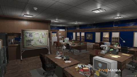 FIVEM Davis Pd V2 | Detailed Police Department MLO | Interior & Exterior | Multiple Rooms | Add-On | Optimized | Fivem Ready | High Quality — image 11